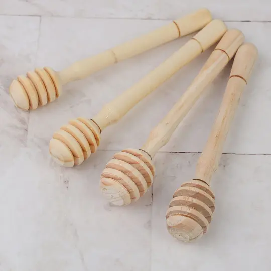 Old Fashioned Wooden Honey Dipper