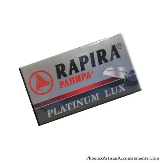 Rapira Platinum Lux Double Edge Razor Blades - 5 Blades