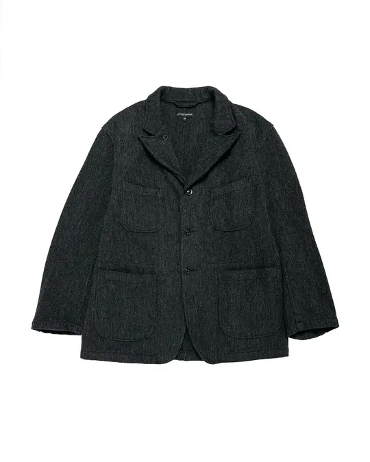 Engineered Garments Bedford Jacket Charcoal Wool Poly Heavy Tweed