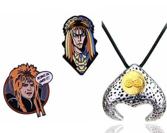 Labyrinth Badge & Necklace Set