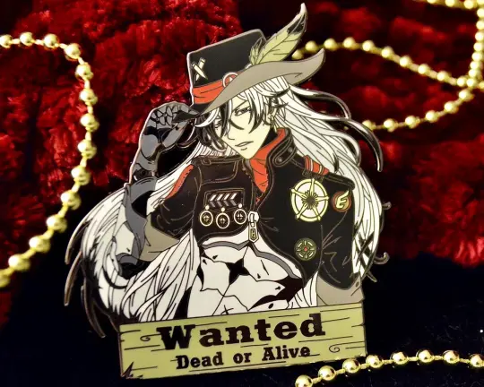 Boothill Wanted | 3” XL Hard Enamel Pin | Fan-made Honkai Star Rail Fanart