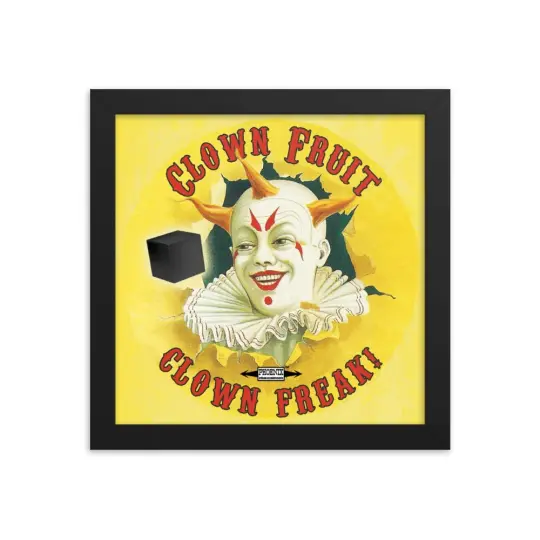 Clown Fruit Framed Print | Available in 5 Sizes!!!!