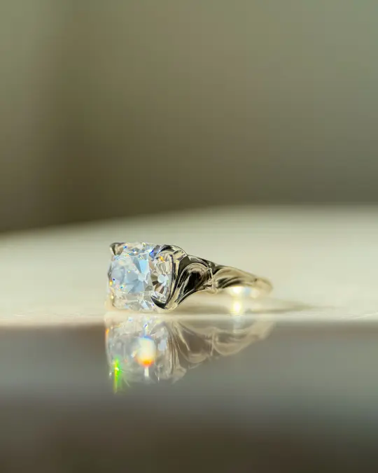 Rising Tide // 14kw + 4.08ct Diamond // 6.75