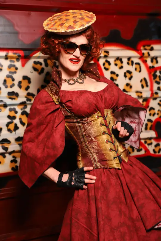 Petite Vixen w/collar in The Parlor Empress - The Lipstick and Caviar Collection