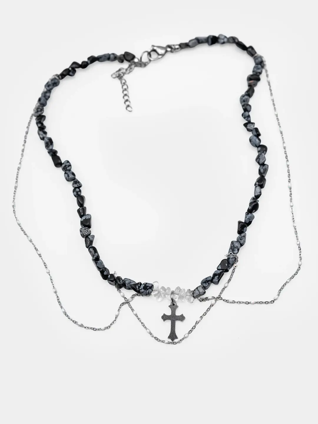 Choker z kamieni naturalnych Disturbed