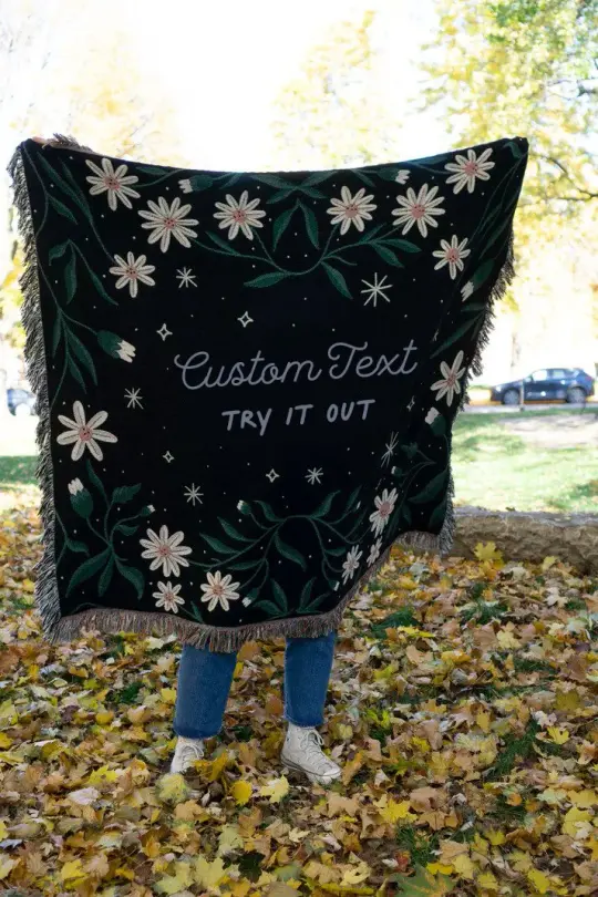 Night Blooms CUSTOM Blanket
