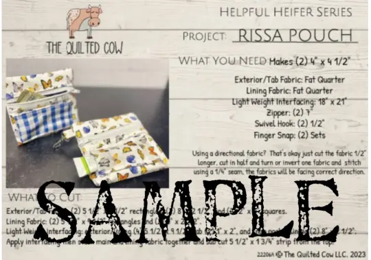 Helpful Heifer Rissa Pouch