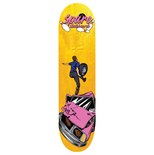 Spare bowling skateboard