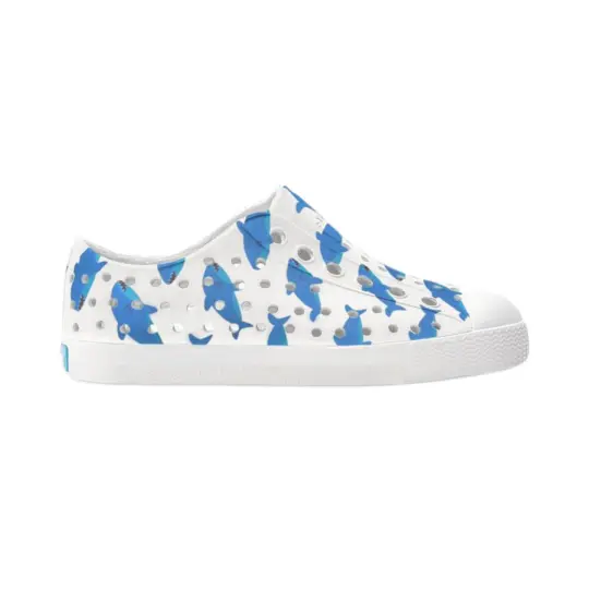 Jefferson Print Child Shell White / Shell White / Shark
