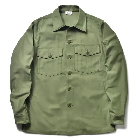 SHIRT, MAN'S, COTTON SATEEN, OG-107