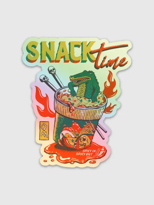 Snack Time Sticker