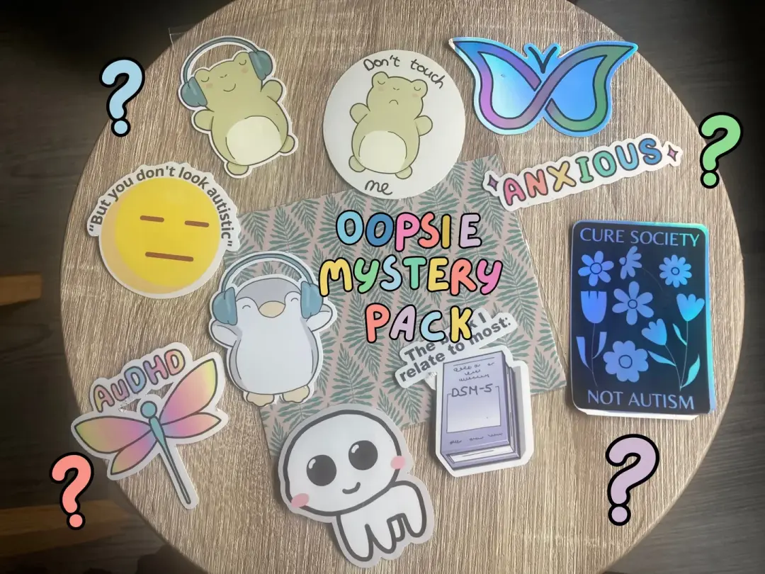 B-grade mystery sticker pack