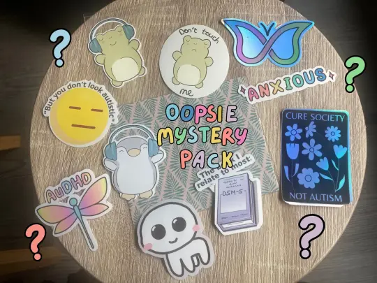 B-grade mystery sticker pack