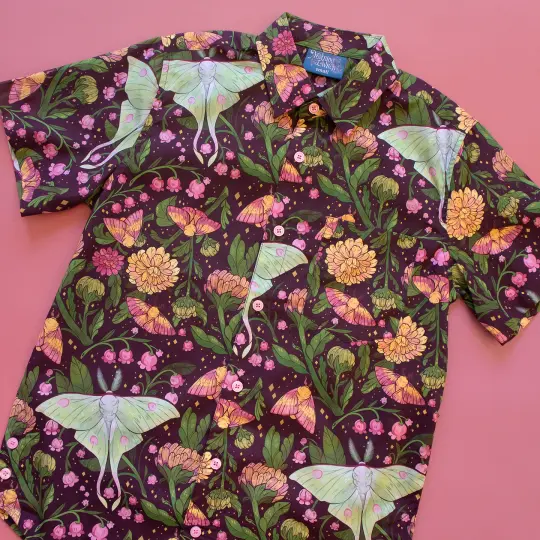 PREORDER [BUTTON DOWN SHIRT] Velvet Night