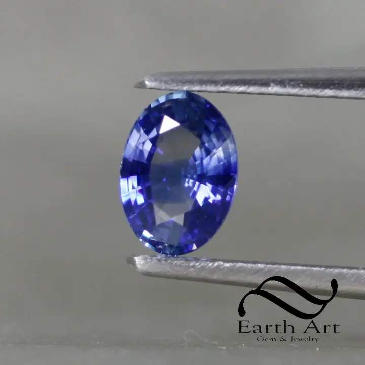 0.83 ct Natural Sapphire - Loose Ceylon blue Oval 5x7