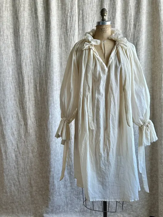 Maxi Alchemist Chemise in Parchment Cotton Gauze (Pre-Order)