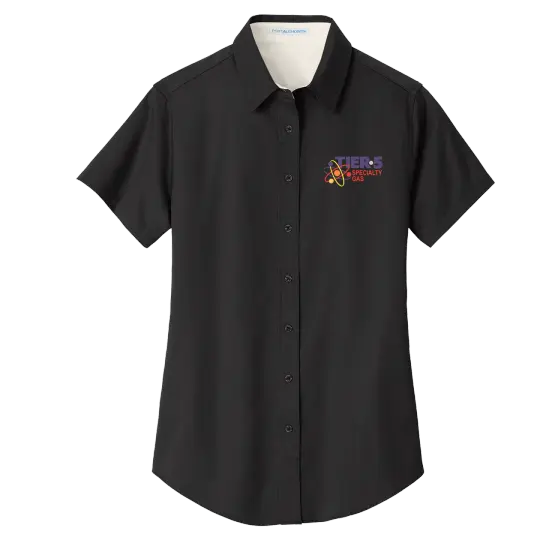 Tier 5 Specialty Gas L508 Port Authority Ladies short sleeve easy care shirt