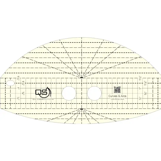 Precision Machine Quilting Ruler Curves & Arcs