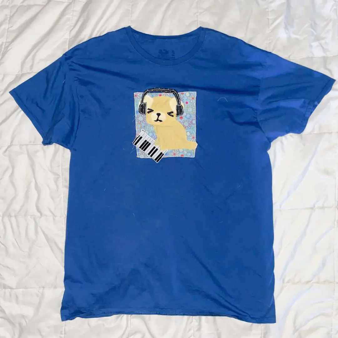 piano puppy shirt - 2