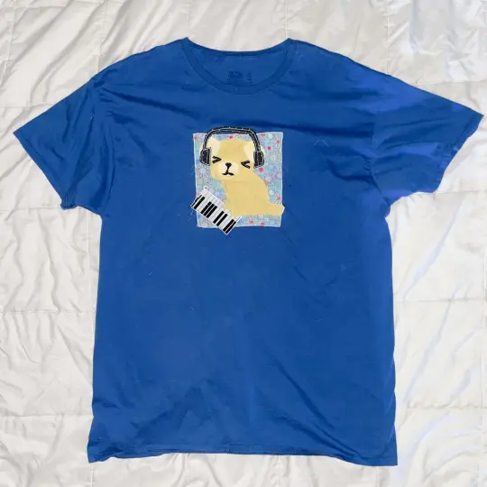 piano puppy shirt - 2