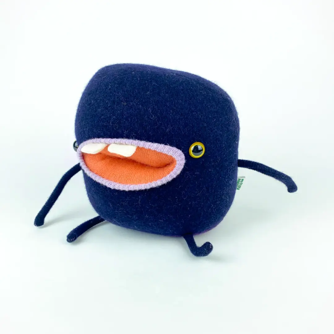 Glen the handmade stuffed monster plush