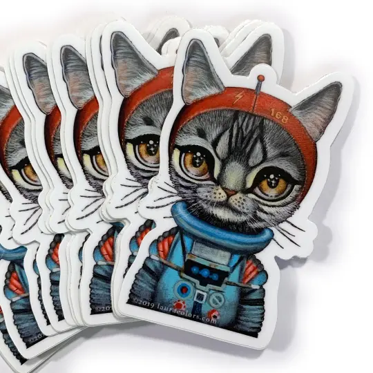 Spacecat 1 (Sticker)