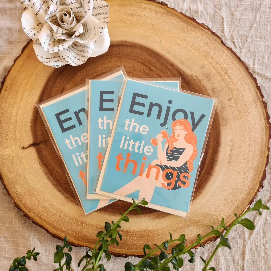 Enjoy the Little Thing Greeting Card
