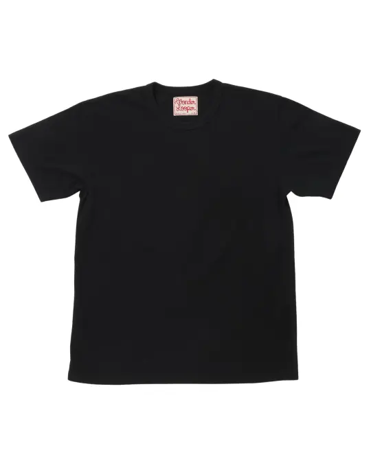 ELS Recycled Cotton Slub T-shirt - Black