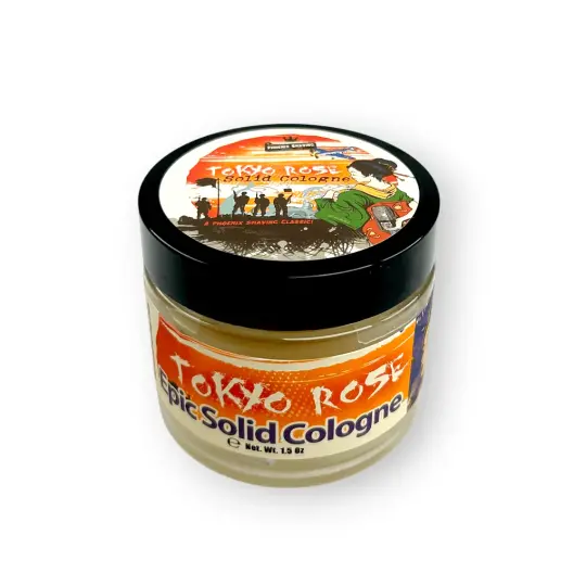 Tokyo Rose Solid Cologne | Contains Prickly Pear Oil | A Phoenix Classic Returns!