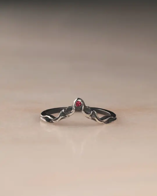 Archangel Shadow // Lab-Grown Ruby // 5.75