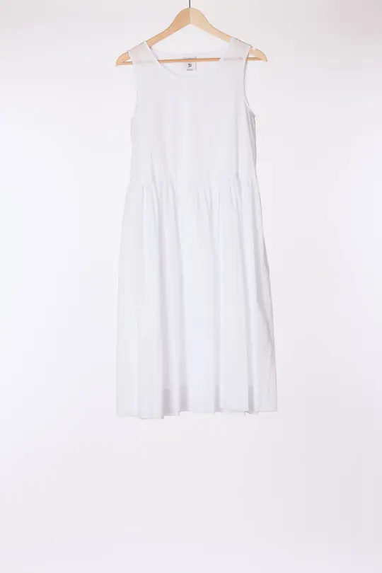 Petticoat, Sleeveless, White Magnolia