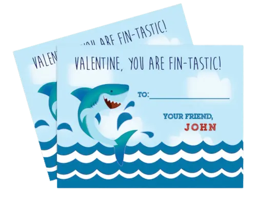 You're Fin-Tastic Valentine's Day Card