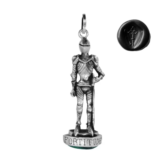 Fortitude + Loyalty Knight Pendant