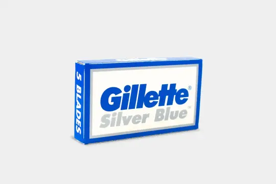 Gillette Silver Blue Razor Blades (Pack of 5)
