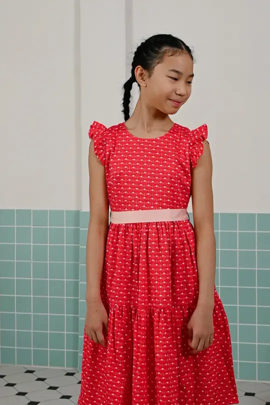 Blair Dress - Skyla Red