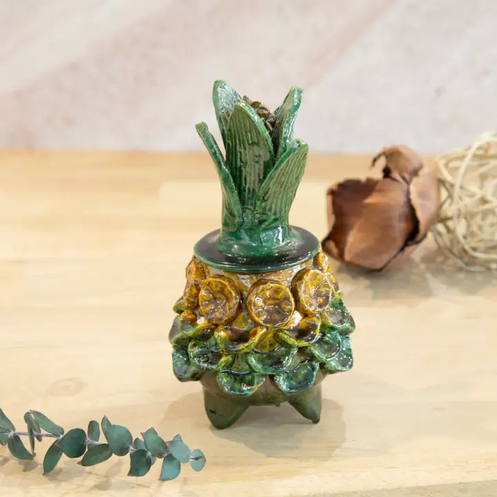 Mini Piña 6.5" Decorative Pineapple Sculpture