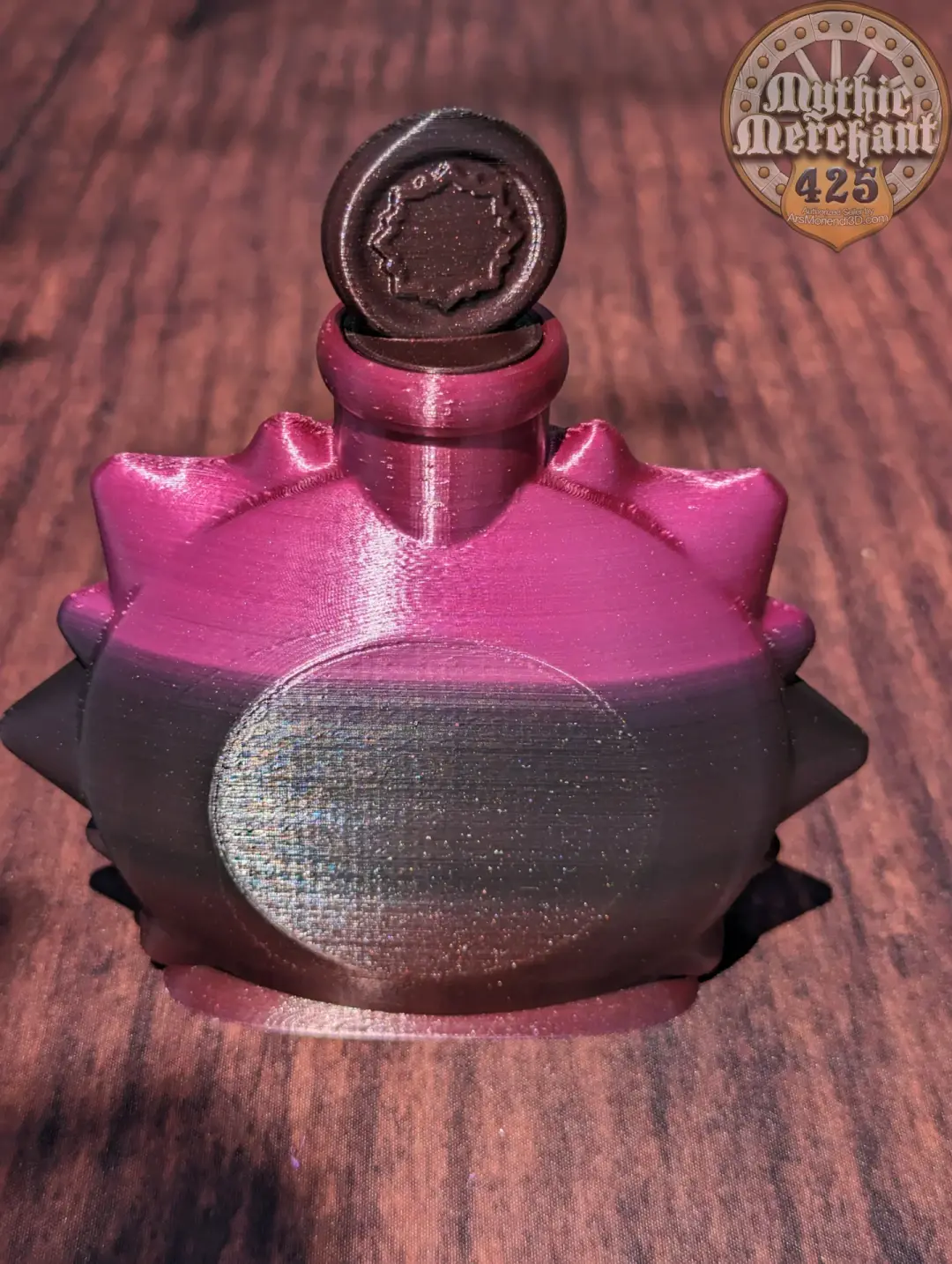 Sun Mythic Potion Dice Vault/Dice Jail/Dice Storage-Ars Moriendi 3D