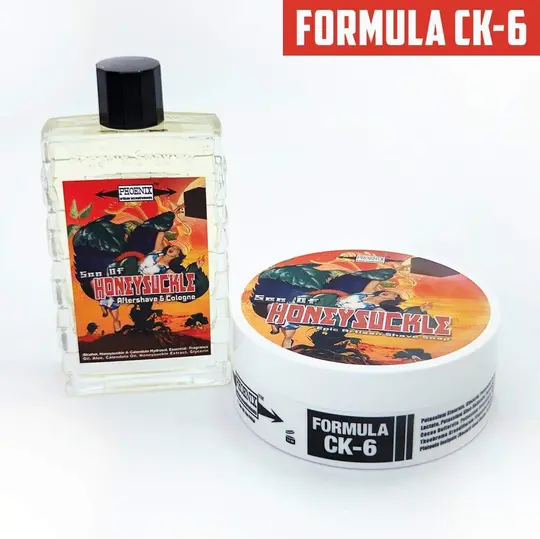 Son Of Honeysuckle Artisan Shave Soap & Aftershave | Japanese Honeysuckle | CK-6 Bundle Deal | 4oz