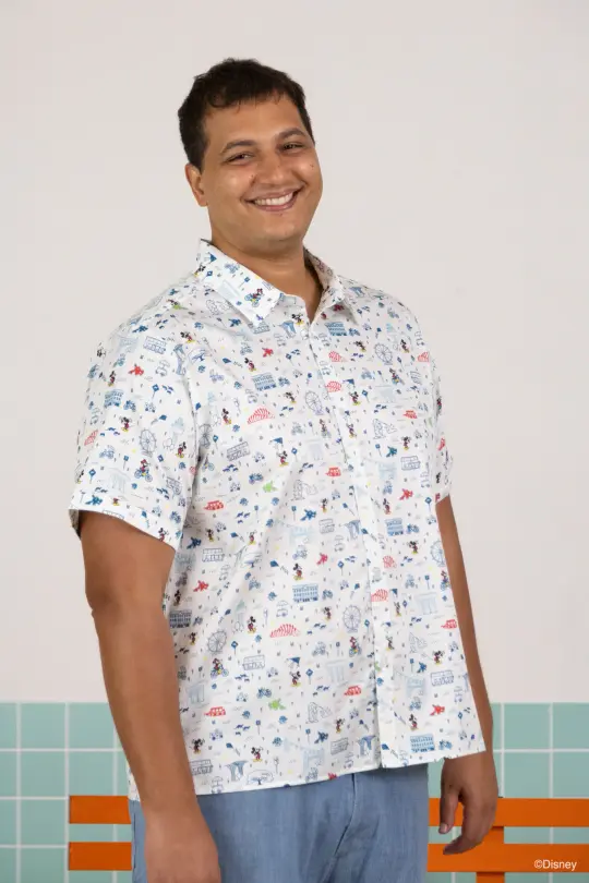Men's Shirt - Rainbow Road Trip Mickey