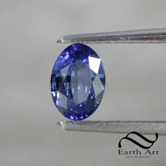 0.74 ct Natural Sapphire- Ceylon blue Oval 5x7