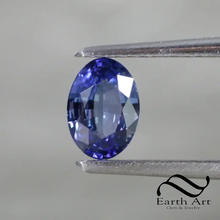 0.74 ct Natural Sapphire- Ceylon blue Oval 5x7