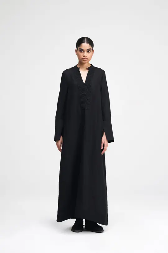 Dalla Hand-Embroidered Dress