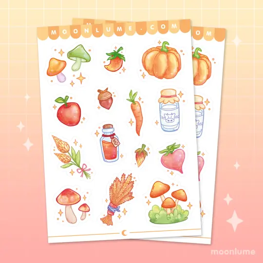 Breath of the Wild: Cooking time! - matte vinyl sticker sheet