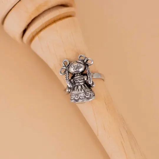 Sterling Silver Lele Doll Ring