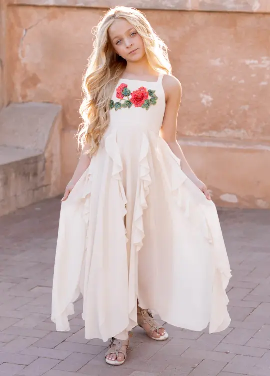 Kaylynn Dress in Cream