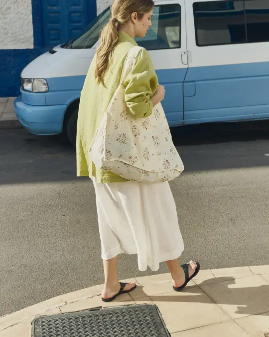 Carry All Linen Tote Bag