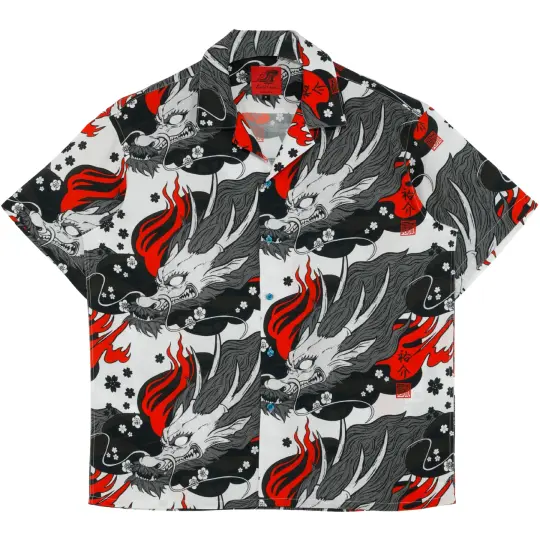 Dragon Button Up