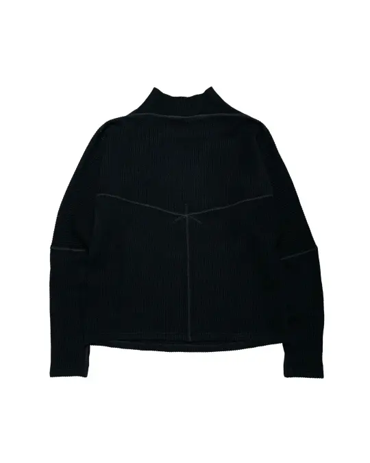 MotivMfg Bog T-Shirt Cotton Linen Rib Jersey/Black