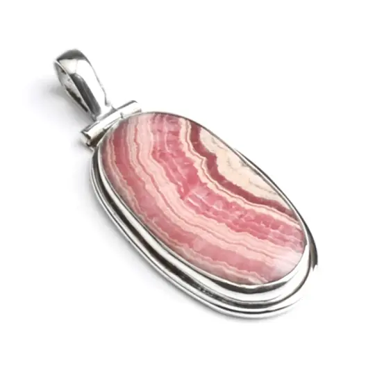 Lacey Rhodochrosite Pendant