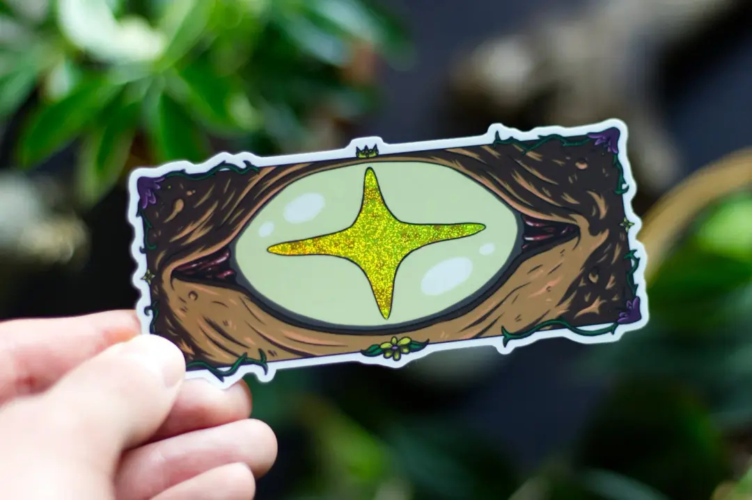 Eye of the Forest Spirit Sticker